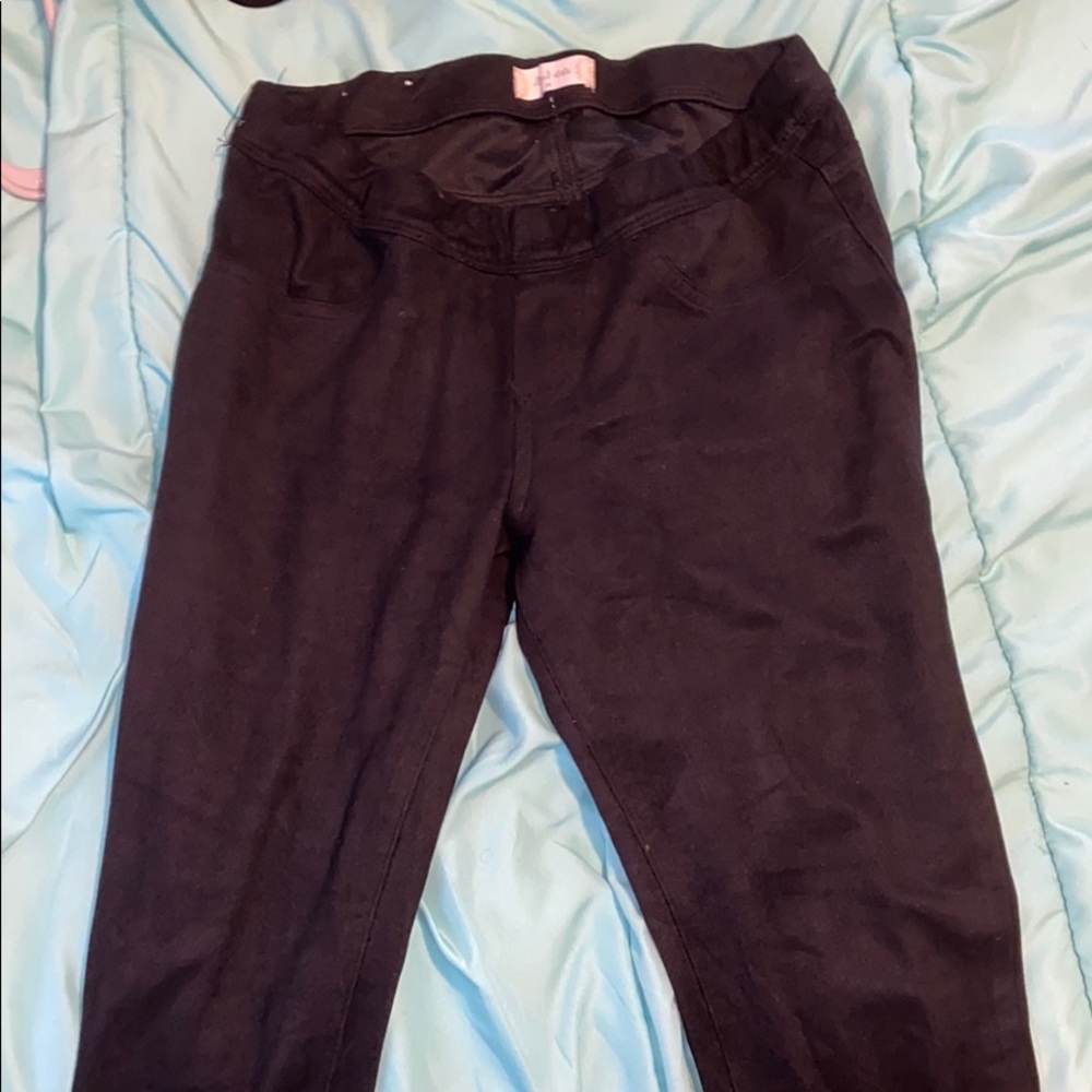 Super soft velvet jeggings
